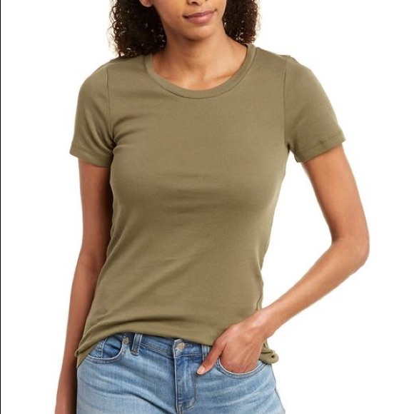 J Crew Ribbed Solid T-Shirt NWT - Picture 3 of 8